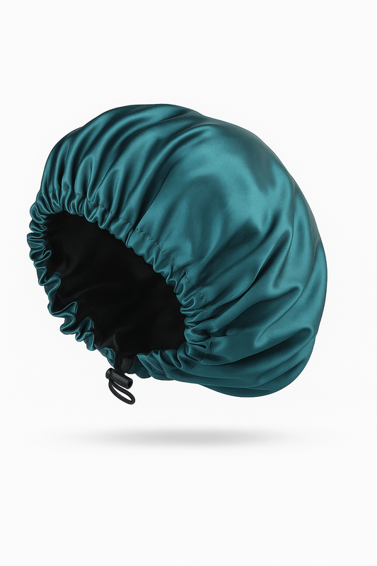 Bonnet en satin ajustable à double épaisseur