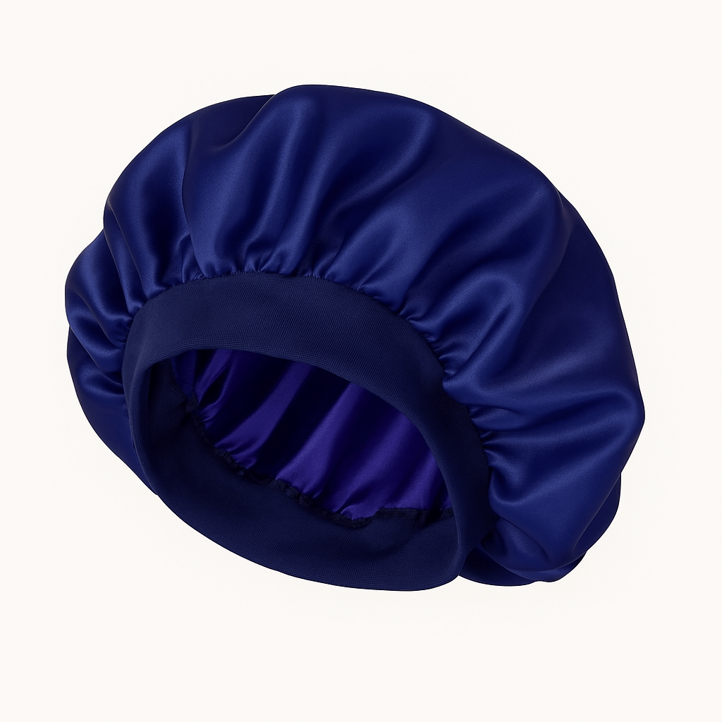 Bonnet en satin à bandeau