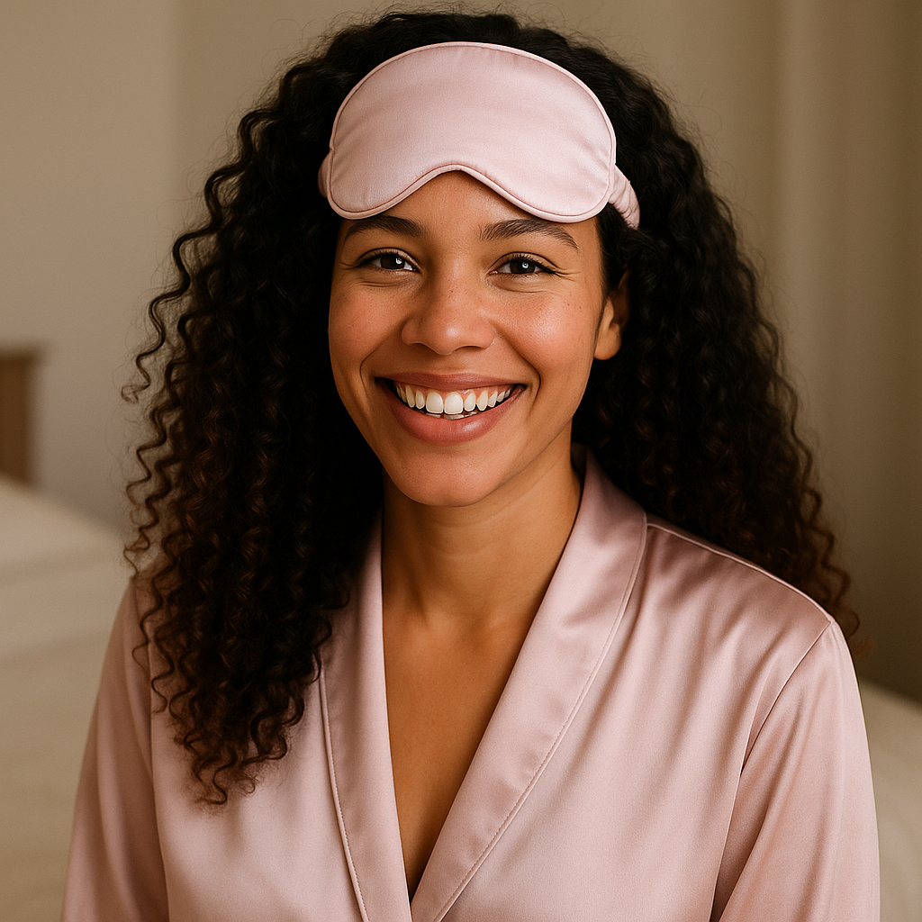 Masque de nuit en satin