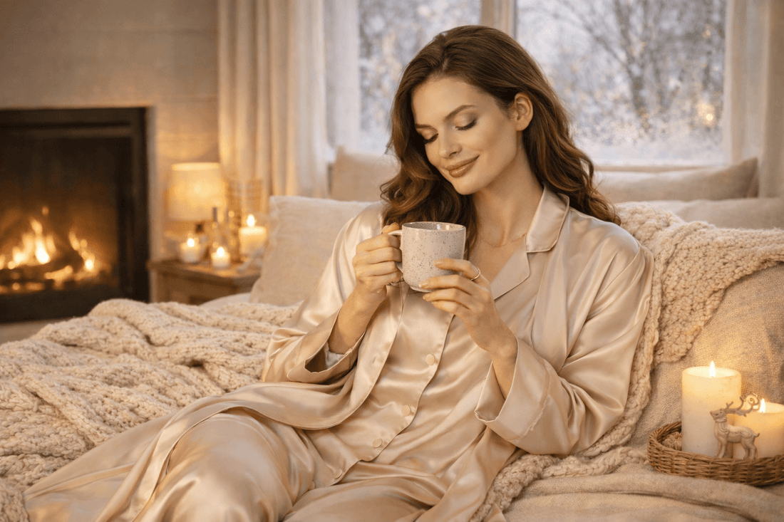 Pourquoi l’hiver est la saison idéale pour adopter la soie dans ses vêtements de nuit