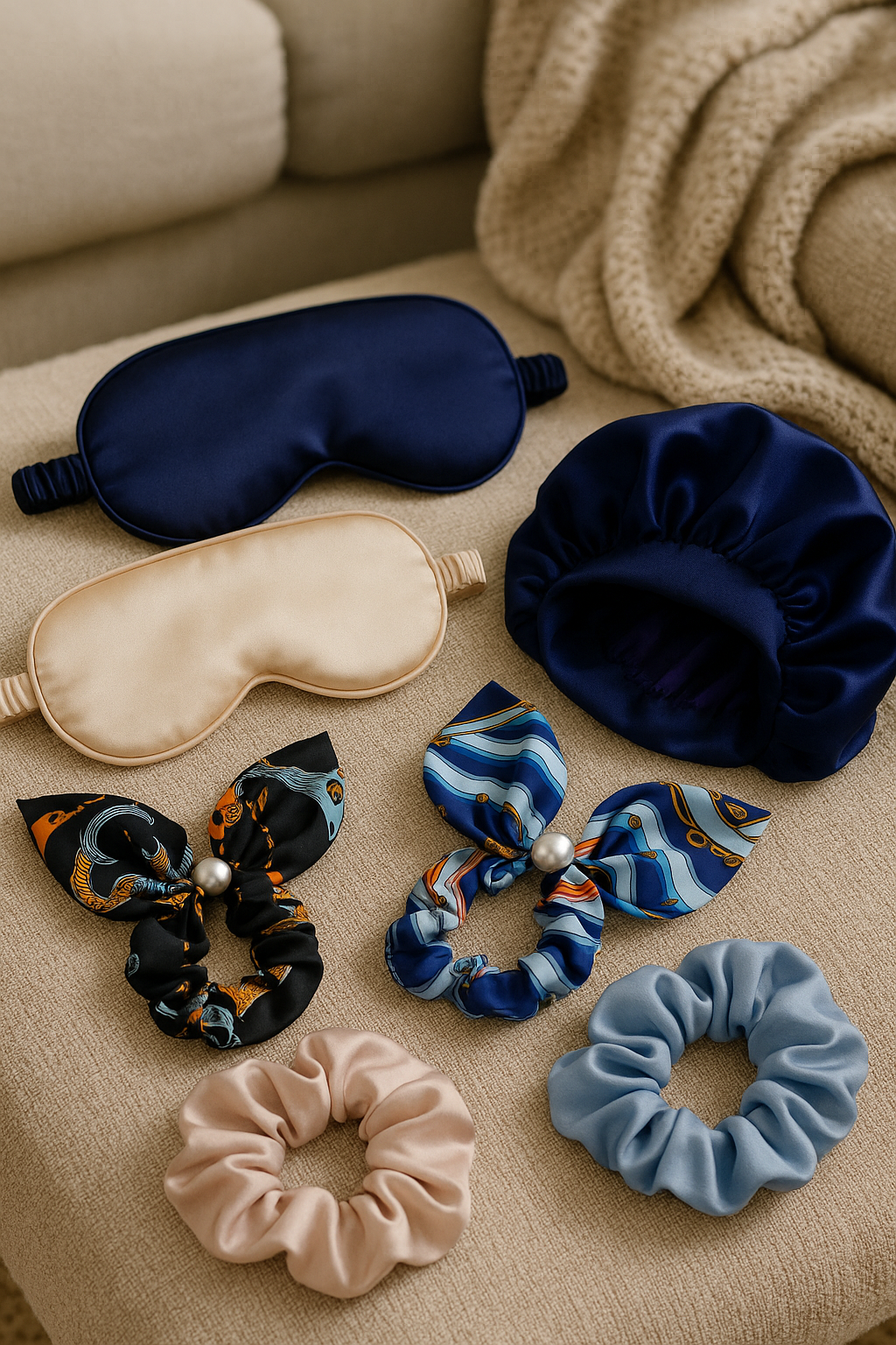 Bonnet en satin